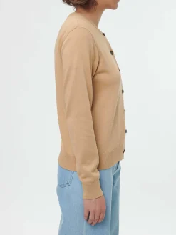 Strickjacke aus Bio-Baumwolle(caramel, XS)