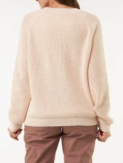 Strickjacke aus Bio Baumwolle(perlmutt mouliné, XS)