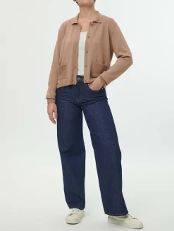 Strickjacke aus Bio-Baumwolle(nougat, XS)