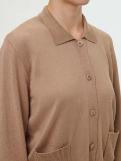 Strickjacke aus Bio-Baumwolle(nougat, XS)