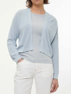 Strickjacke aus Bio-Baumwolle(himmelblau , M)