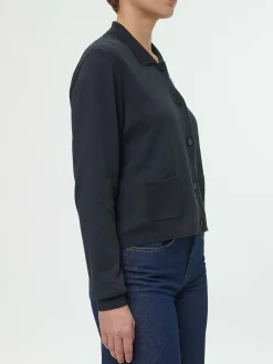 Strickjacke aus Bio-Baumwolle(navy, M)