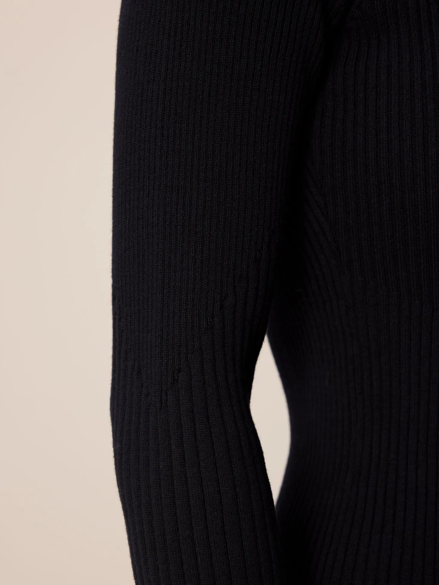 Strickkleid aus Bio Baumwolle(navy, L)