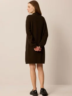 Strickkleid aus Yakhaar(espresso, S)
