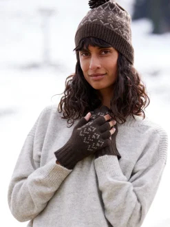 Strickmütze aus Yakwolle(espresso, one size)
