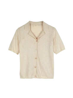 Strickshirt aus Bio-Baumwolle(natur melange, XS)