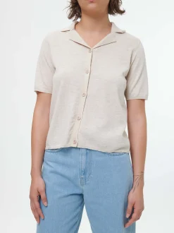 Strickshirt aus Bio-Baumwolle(natur melange, XS)
