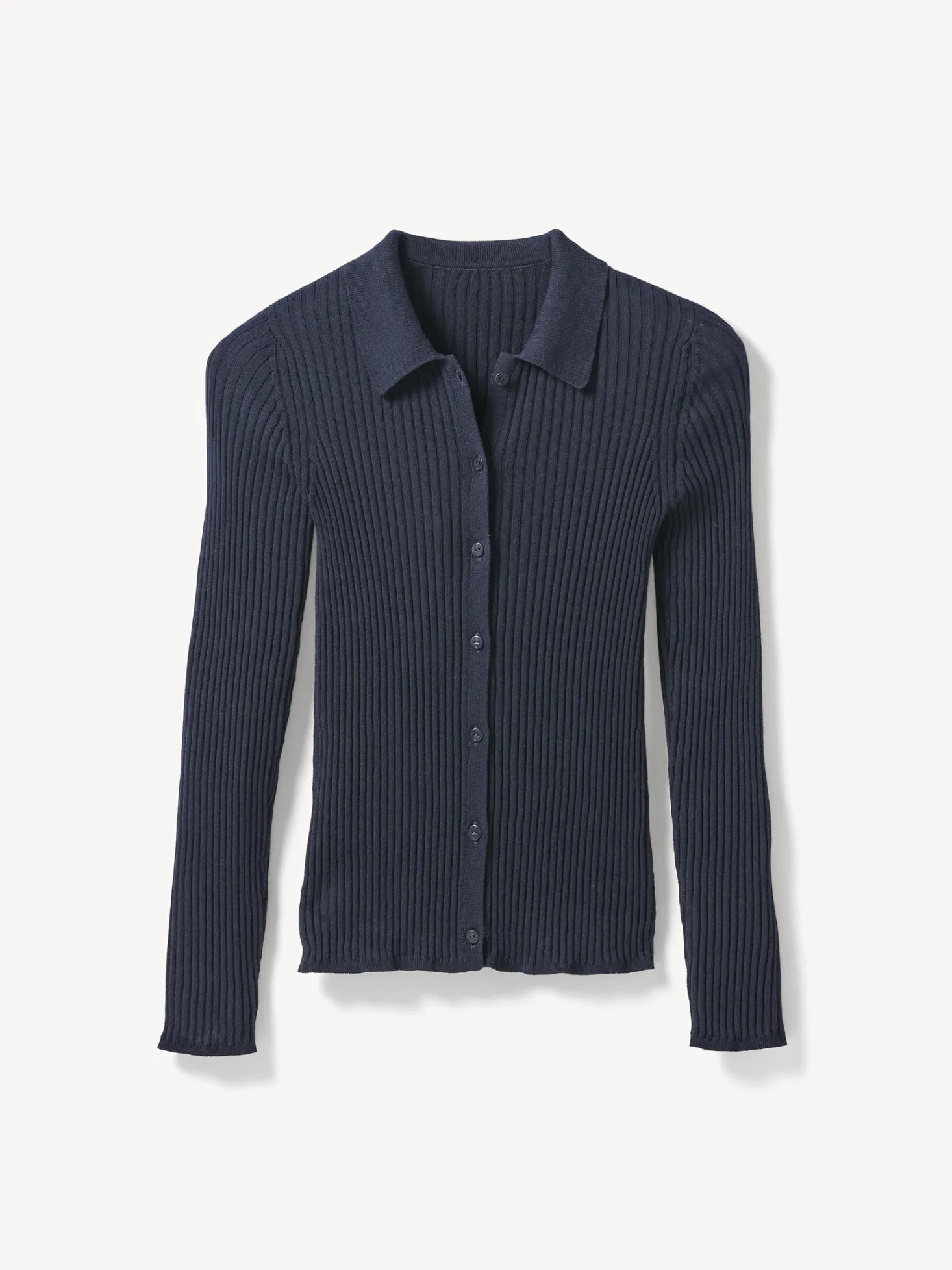 Strickshirt aus Bio Baumwolle(navy, XL)