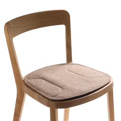 Stuhlauflage Asensio(Filz Haselnuss)