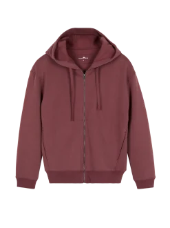 Sweatjacke aus Bio-Baumwolle(traube, 38)