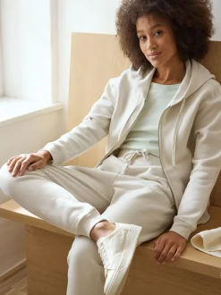 Sweatjacke aus Bio-Baumwolle(perlmutt, 38)