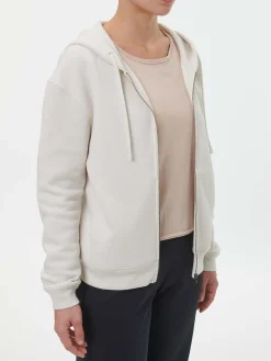 Sweatjacke aus Bio-Baumwolle(perlmutt, 38)