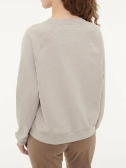 Sweatpullover aus Bio Baumwolle(stein melange, XS)