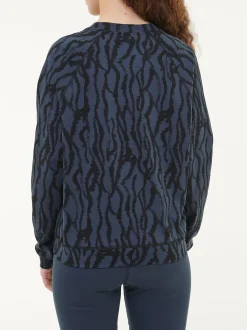 Sweatpullover aus Bio Baumwolle(print mitternachtsblau, XS)