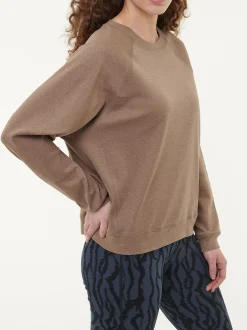 Sweatpullover aus Bio Baumwolle(walnuss melange, XS)