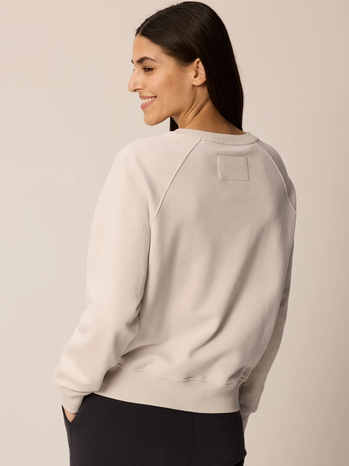 Sweatshirt aus Bio Baumwolle(stein, S)