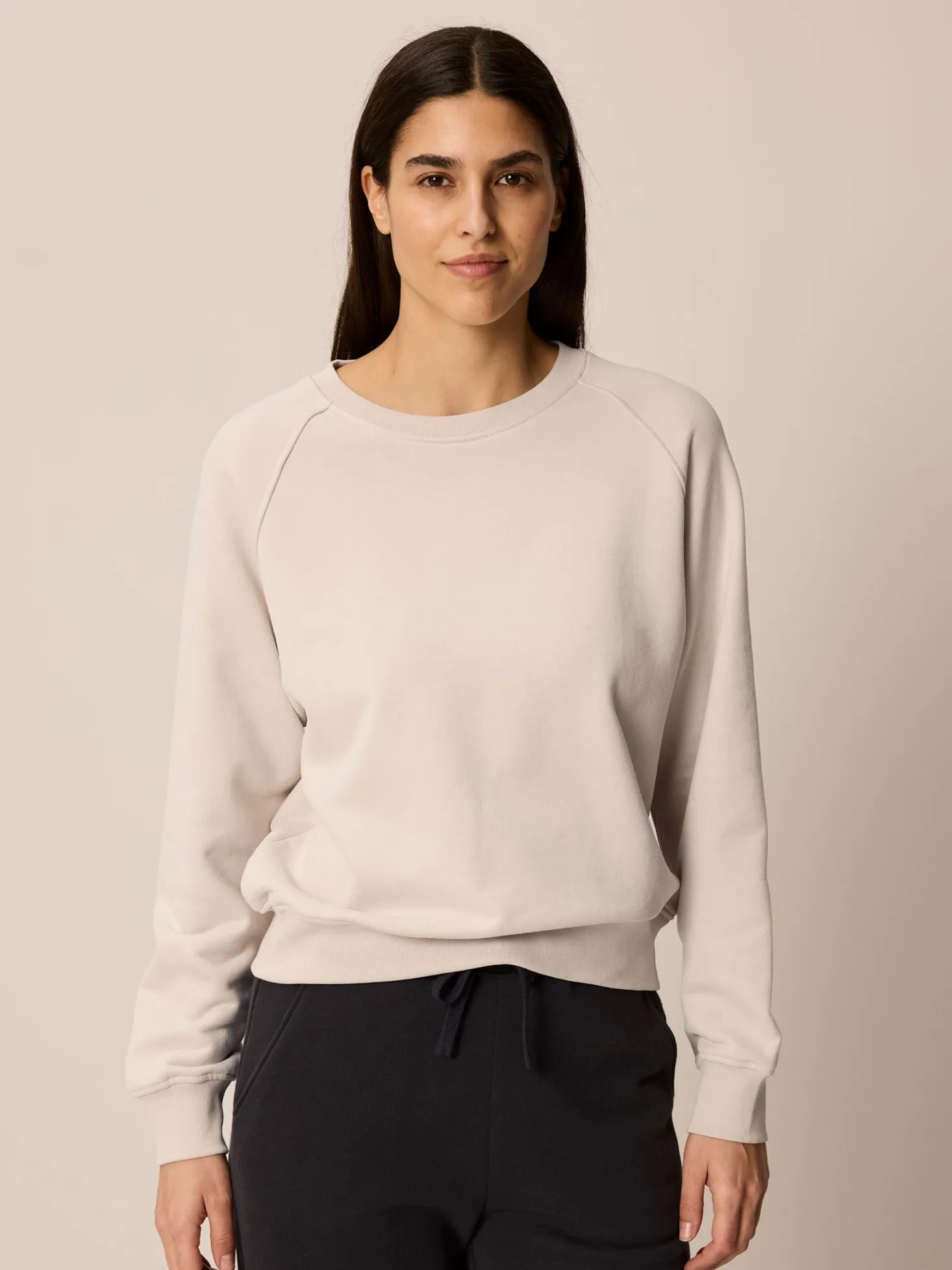 Sweatshirt aus Bio Baumwolle(stein, S)