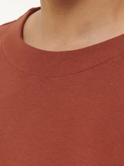 Sweatshirt aus Bio Baumwolle(mahagoni, 44)