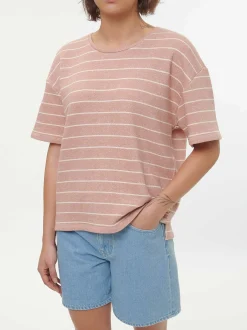Sweatshirt aus Bio Baumwolle(camelie/offwhite, XS)