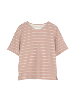 Sweatshirt aus Bio Baumwolle(camelie/offwhite, XS)