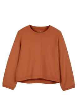 Sweatshirt aus Bio-Baumwolle(sienna, 40)