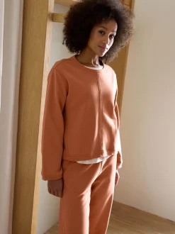 Sweatshirt aus Bio-Baumwolle(sienna, 40)