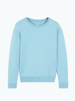 Sweatshirt aus Bio-Baumwolle(aqua, 38)