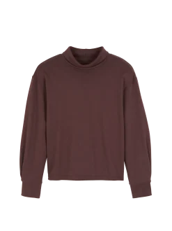 Sweatshirt aus Bio Baumwolle(merlot, 38)
