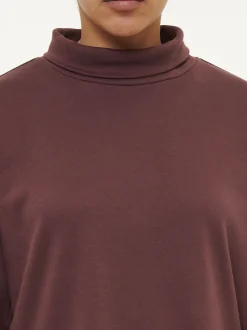Sweatshirt aus Bio Baumwolle(merlot, 38)