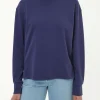 Sweatshirt aus Bio Baumwolle(royalblau, 38)