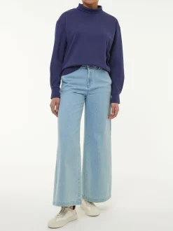 Sweatshirt aus Bio Baumwolle(royalblau, 38)