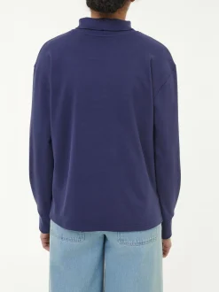 Sweatshirt aus Bio Baumwolle(royalblau, 38)