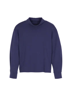 Sweatshirt aus Bio Baumwolle(royalblau, 38)