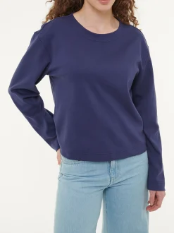 Sweatshirt aus Bio Baumwolle(royalblau, 44)