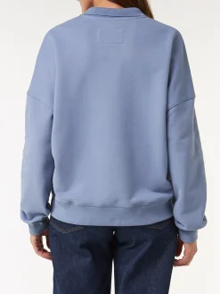 Sweatshirt aus Bio Baumwolle(kornblumenblau, XS)