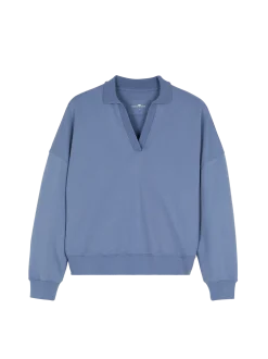 Sweatshirt aus Bio Baumwolle(kornblumenblau, XS)