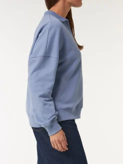 Sweatshirt aus Bio Baumwolle(kornblumenblau, XS)