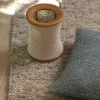 Tischleuchte Malla inkl.LeuchtmittelSchirm 100% Schafschurwolle (Eiche, 3D Strick Sand)