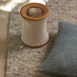 Tischleuchte Malla inkl.LeuchtmittelSchirm 100% Schafschurwolle (Buche, 3D Strick Sand)