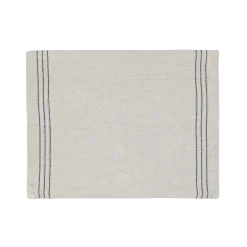 Tischwäsche Emma50 % Baumwolle/50 % Leinen, GOTS (natur/blau, Tischset)