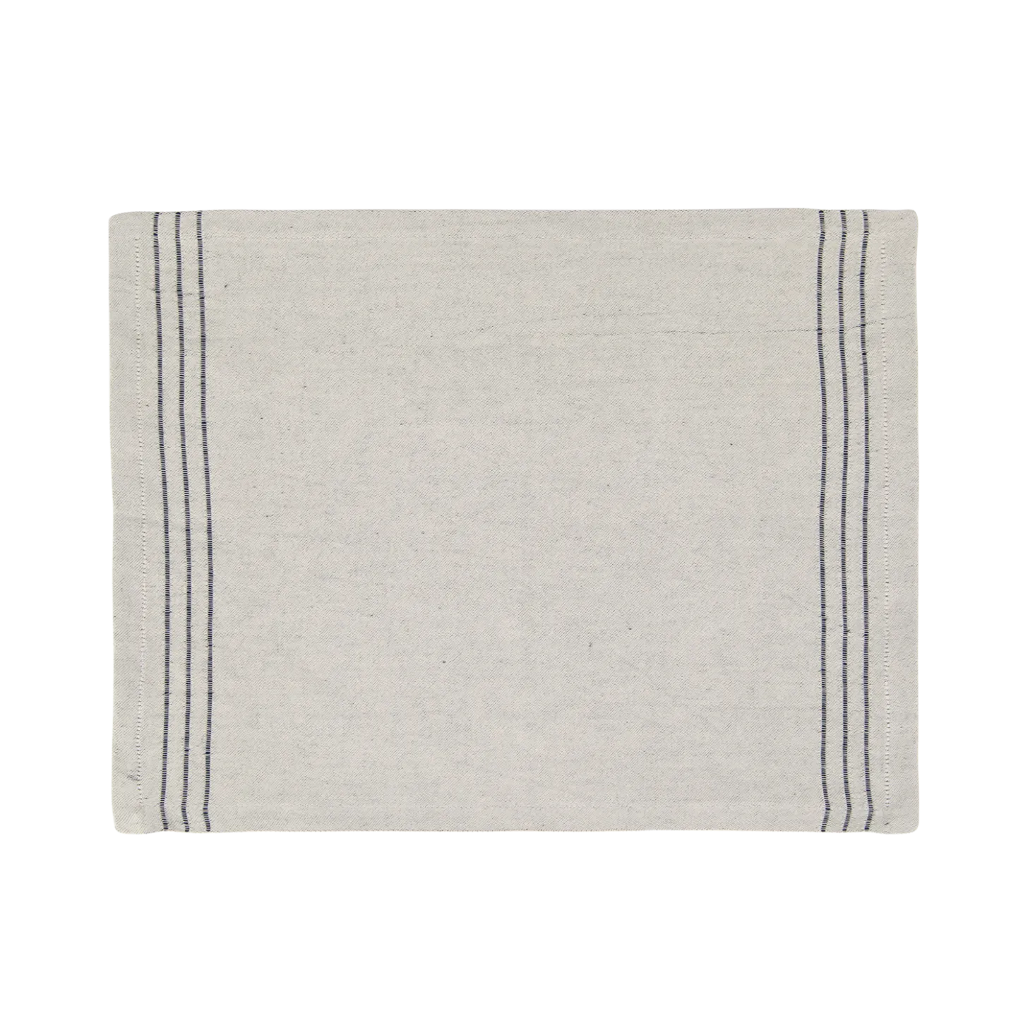 Tischwäsche Emma50 % Baumwolle/50 % Leinen, GOTS (natur/blau, Tischset)