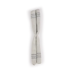 Tischwäsche Emma50 % Baumwolle/50 % Leinen, GOTS (natur/blau, Serviette)