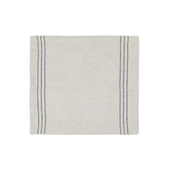 Tischwäsche Emma50 % Baumwolle/50 % Leinen, GOTS (natur/blau, Serviette)