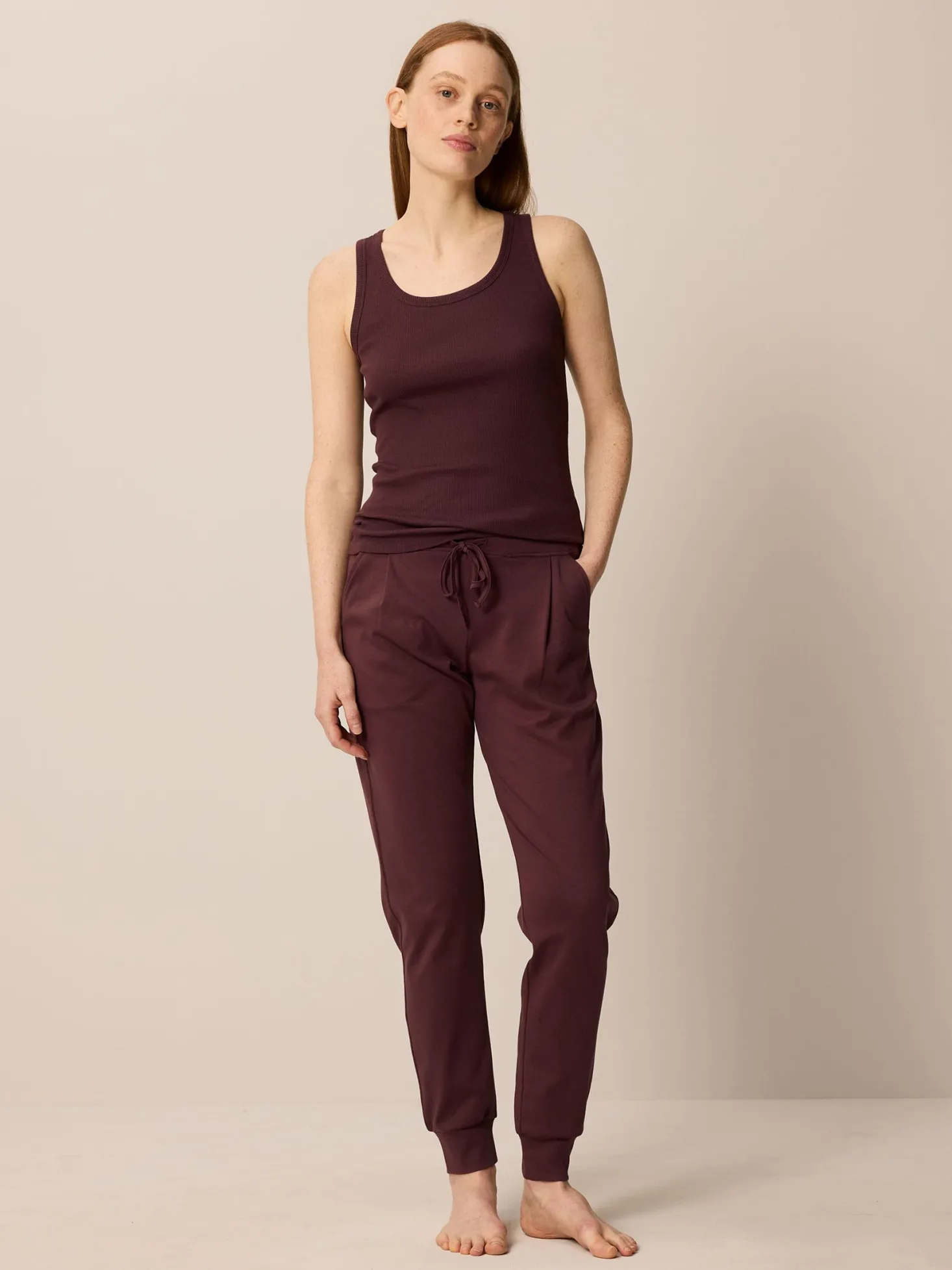 Top aus Bio Baumwolle(chocolat, L)