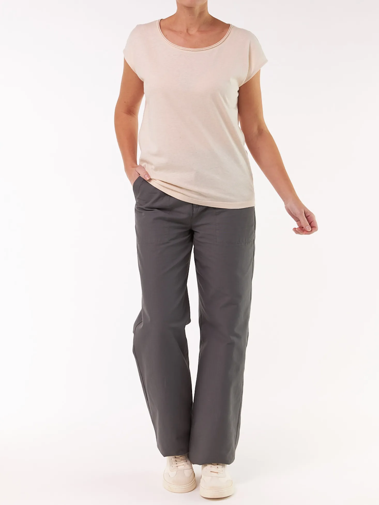 Top aus Bio Baumwolle/Hanf(natur, 38)