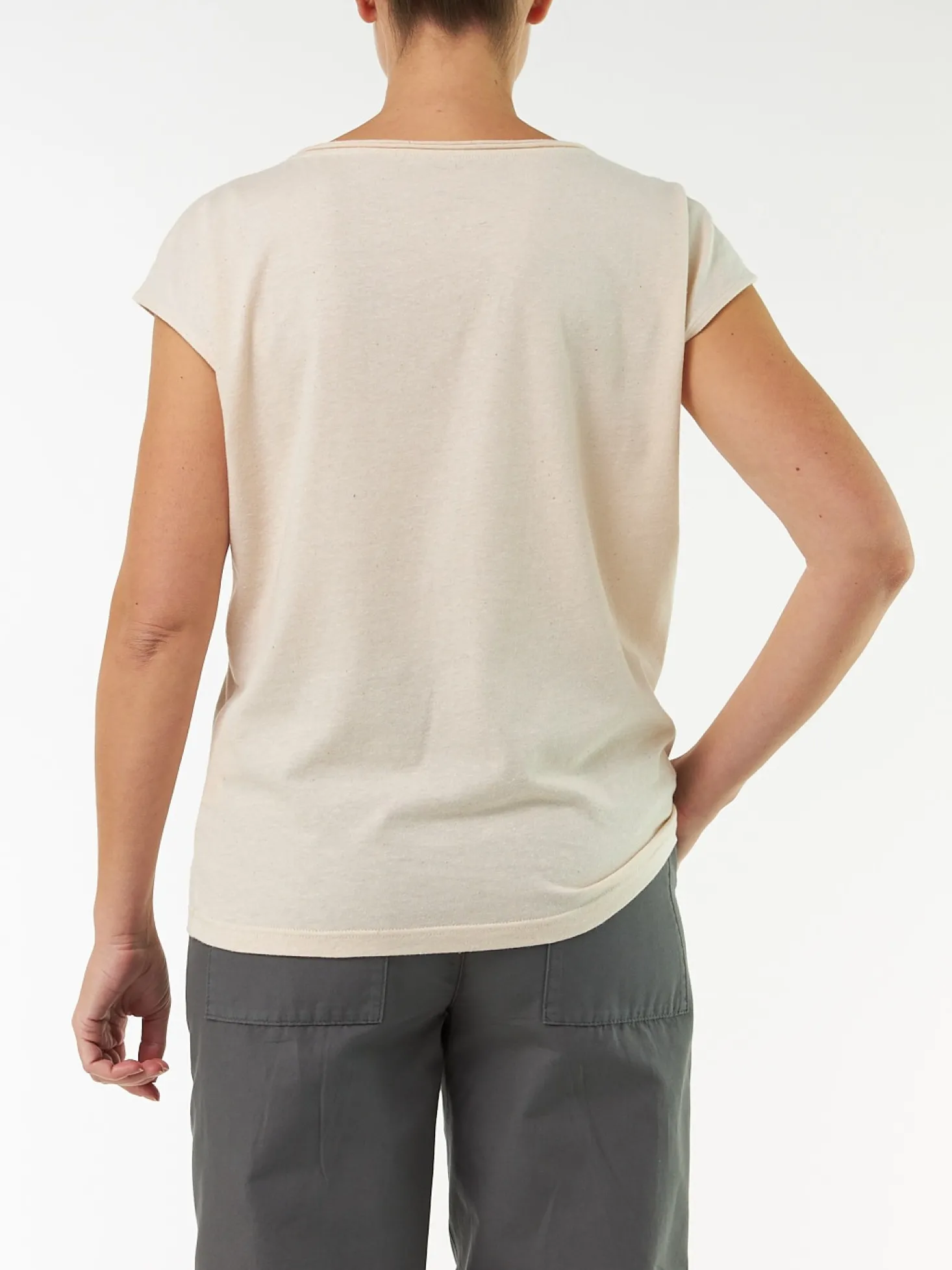 Top aus Bio Baumwolle/Hanf(natur, 38)