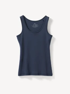 Top aus Bio Baumwolle(mitternachtsblau, 38)