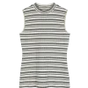 Top aus Bio Baumwolle(schwarz/offwhite ringel rippe, 44)