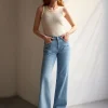Top Rippe aus Bio Baumwolle(seegras/offwhite ringel, XXS)