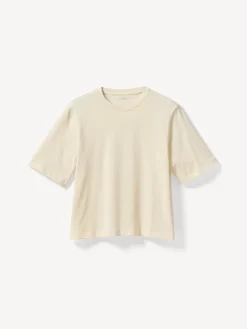 T-Shirt aus Bio Baumwolle(offwhite, S)